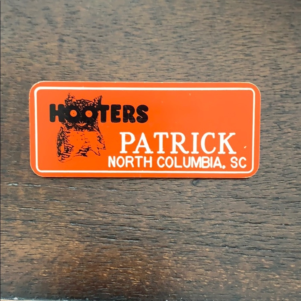 Authentic Hooters Name Tag